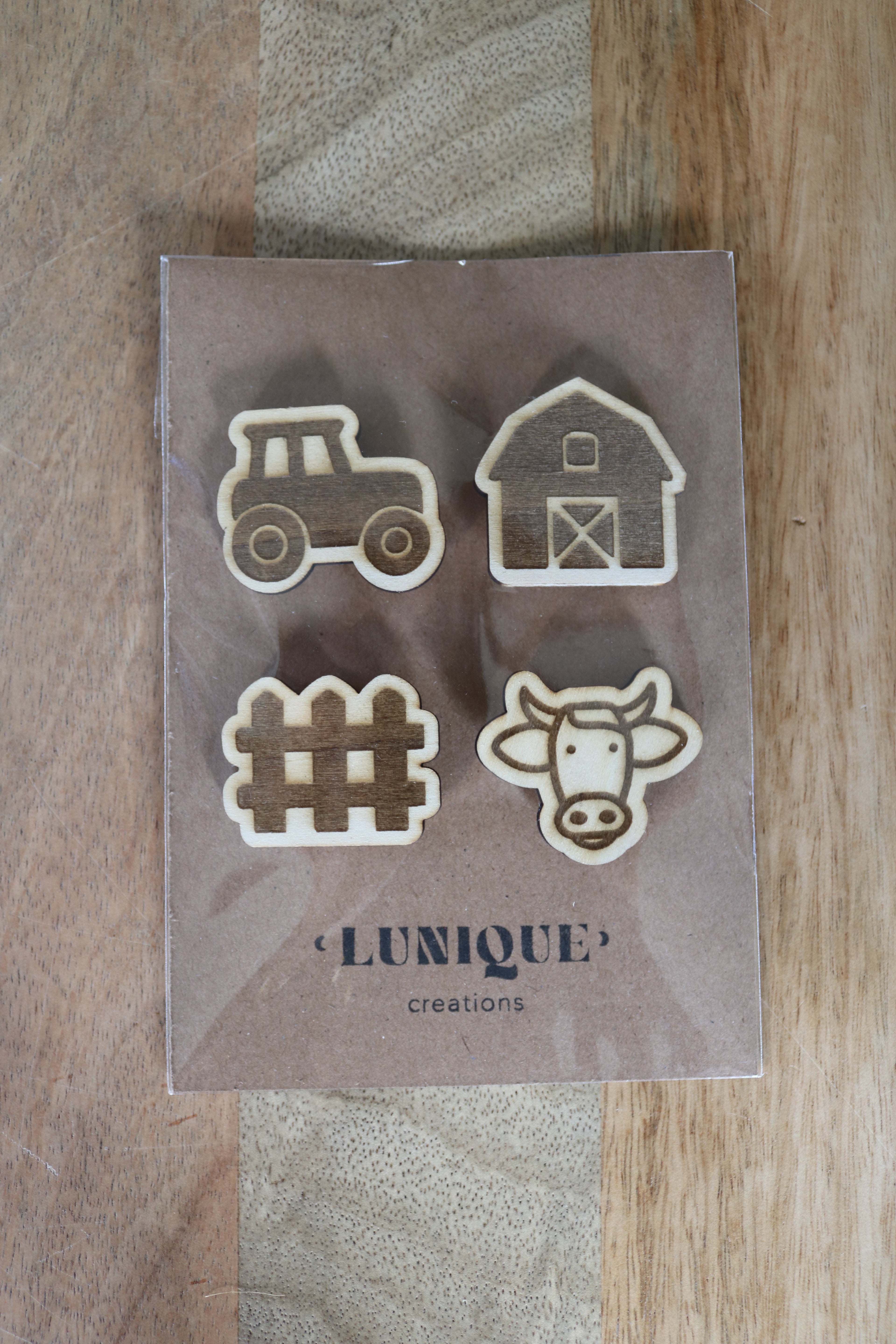 Magneet set van 4 | Boerderij