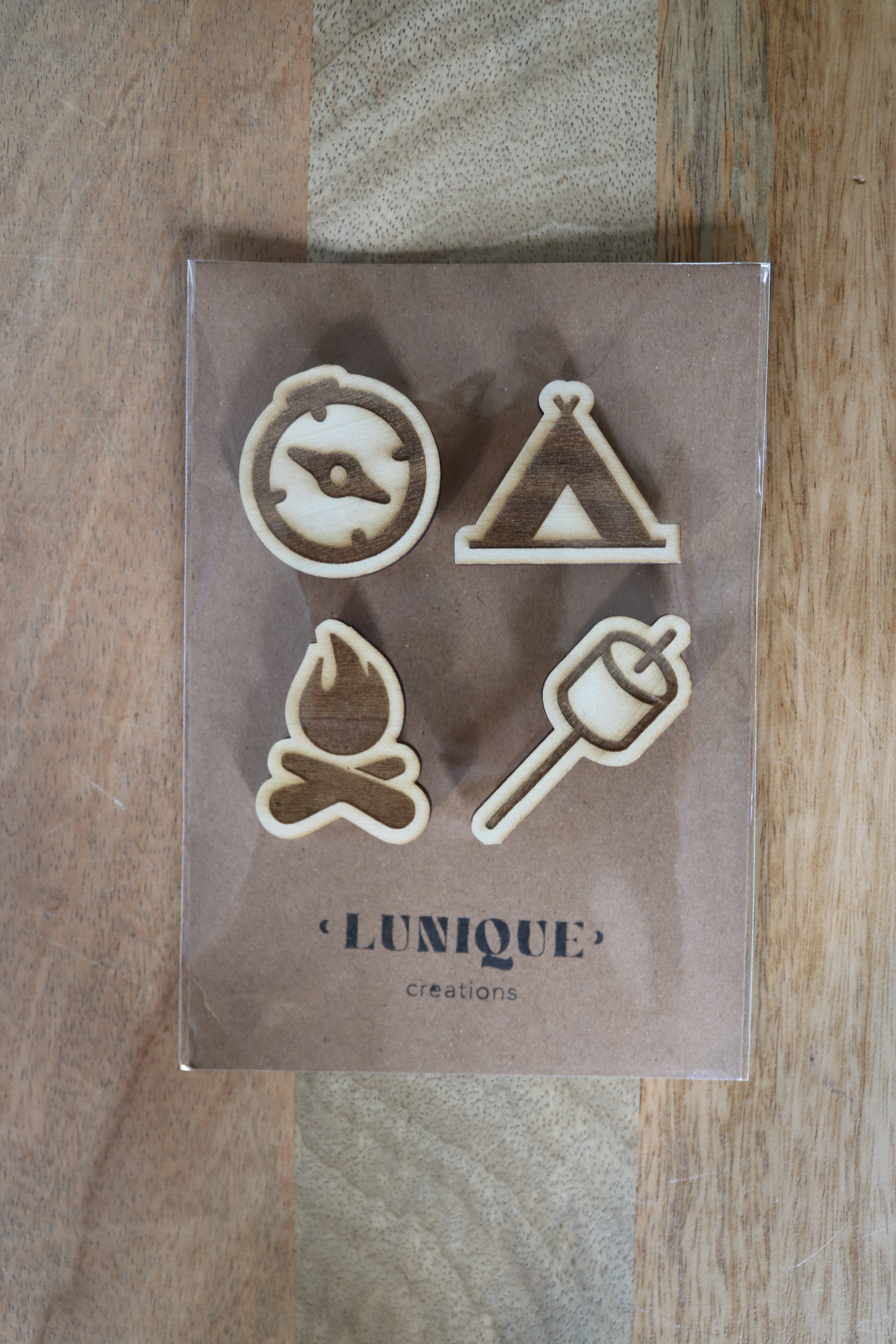 Magneet set van 4 | Kamperen